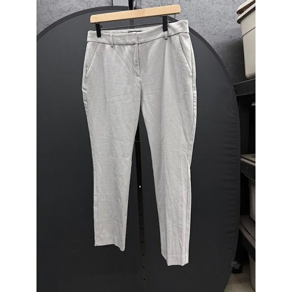Express Light Grey Columnist Dress Pants